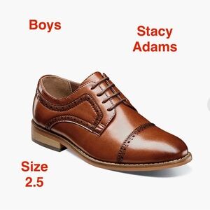 Stacy Adams Boy’s Brown Dress Shoes